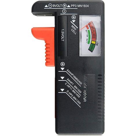 Indicador portátil de capacidad de batería, comprobador de nivel de batería de litio compacto, voltímetro de batería, detector de voltaje de batería (1/5)