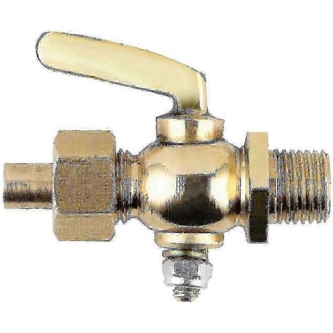 Robinet d'essence 2026 pour motos classiques - laiton 1/4-1/4 BSP vintage (1/2)