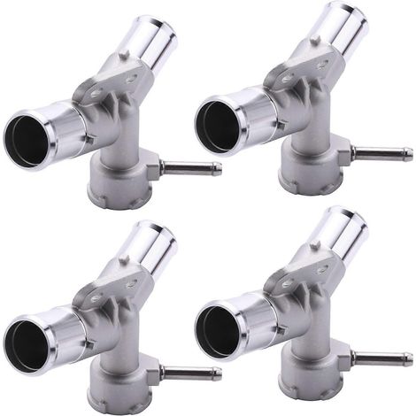 4X Goulotte de remplissage de radiateur moteur en aluminium, boîtier de thermostat de liquide de refroidissement, tuyau d'eau pour Toyota Yaris Belta Vios Vitz (1/5)