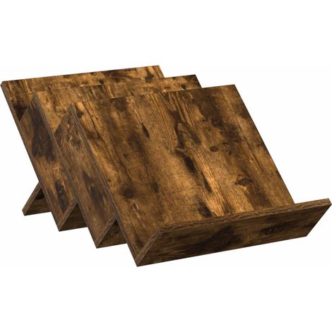 Magazinregal Geräucherte Eiche 53 x 40 x 28,5 cm Holzwerkstoff vidaXL