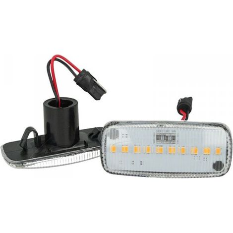Kit Freccia Laterale a Led Side Marker Dinamica Lente Trasparente Chrysler 200 300 Dodge Charger Avenger Jeep Compass