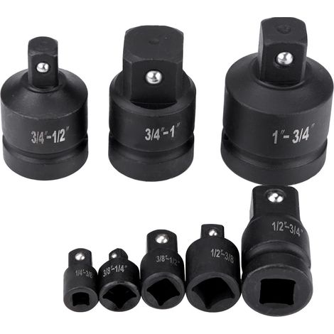 8-teiliges Steckschlüssel-Adapter-Reduzieradapter-Set 1/4", 3/8", 1/2", 3/4", 1" (1/5)