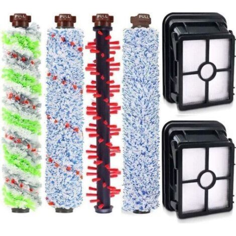 Accesorios Bissell Crosswave - 4 cepillos principales + 2 filtros de pantalla 1866 1868 1926 1785 (1/5)
