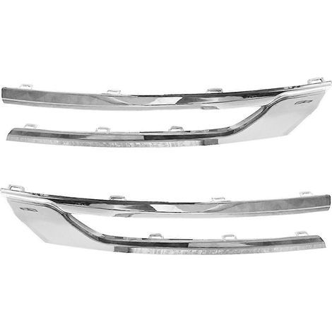 Grille de radiateur de pare-chocs avant argentée pour VAUXHALL OPEL ASTRA (K) 2015-2020 13423641 13423642 (1/5)