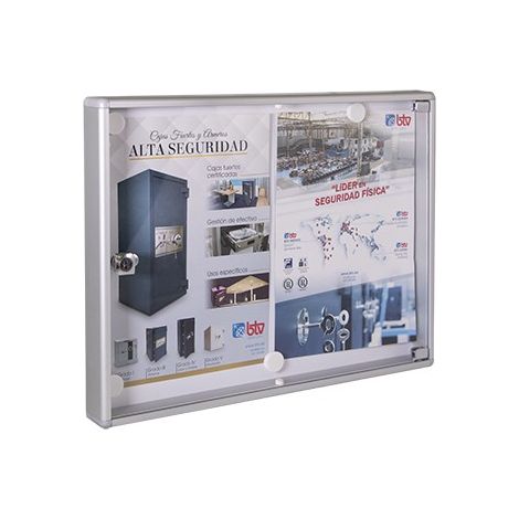 ARMOIRE À ANNONCES ALU. - 46X35 CM