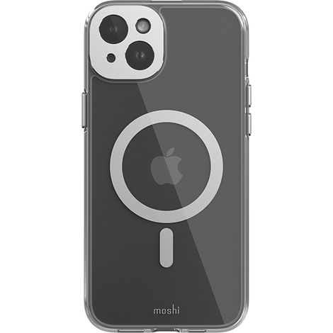 Moshi iGlaze MagSafe - Custodia per iPhone 15 Plus (Argento Luna) (1/5)