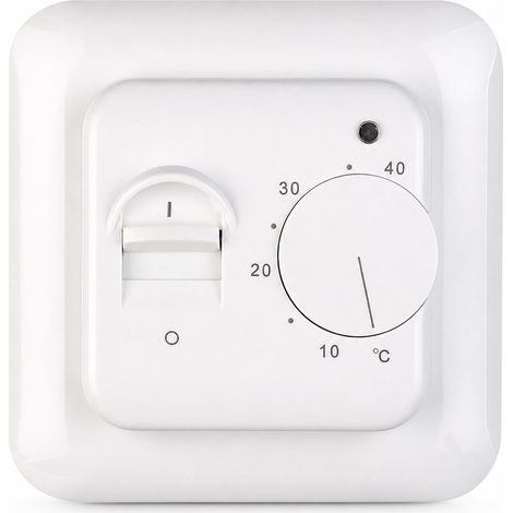 Thermostat Mécanique en Saillie pour Chauffage au Sol Électrique avec Capteur Intégré RTC70.36 (1/5)