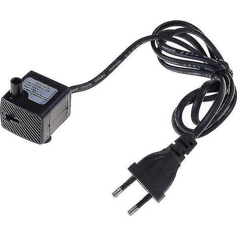 Pompe à eau submersible avec prise européenne pour aquarium, fontaine, bassin à poissons, réservoir d'eau, 220 V CA Hfmqv (1/5)