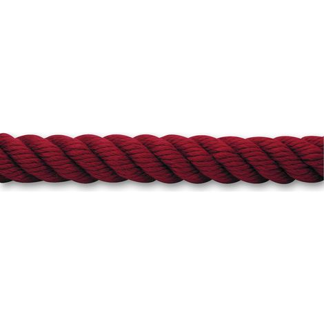 Corde à Rampe Polpropylène Diamètre 32 mm 4 Torons bobine de 20 m Grenat