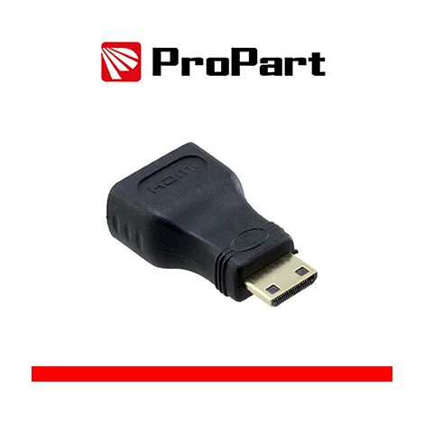 Adattatore Spina HDMI Mini(tipo C)–Presa HDMI(19PIN) dorato