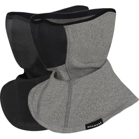 Schlauchschal Herren Winddicht Multifunktionstuch Atmungsaktiv Warm Schwarz+Grau (1/5)