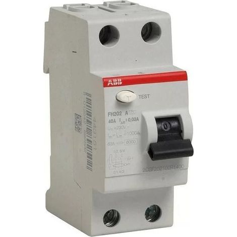 Abb 444151 Interruttore Differenziale - 40A 30ma - tipo A - FH202S