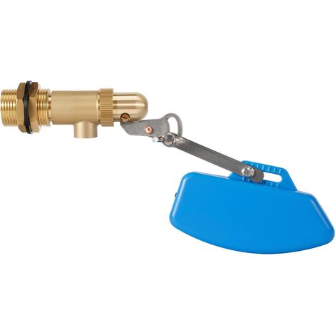 Vanne à Flotteur 3/4 Pouce en Laiton Antirouille, Bras Réglable, Remplissage Automatique Régulateur de Niveau d’Eau pour Réservoir, Bassin, Piscine, Aquarium, Abreuvoir Animaux, Fontaine Jardin (1/5)