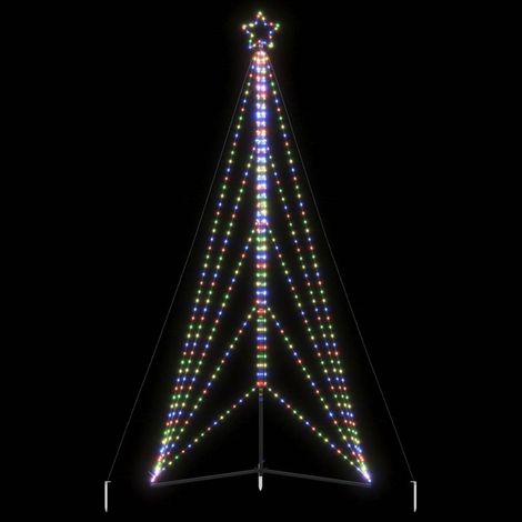 vidaXL Albero di Natale a LED 615 LED Colorato 404,5 cm (1/5)