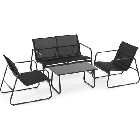 Set Arredo Giardino Esterno Palau Antracite Moderno Salotto Relax Palau (1/5)