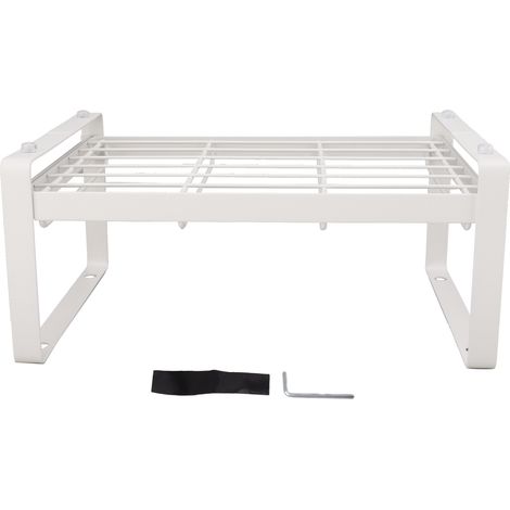 Cabinet Water Bottle Storage Rack Multi Tier Stackable Iron Space Saving Water Bottle Organizer for Kitchen Countertop Fridge