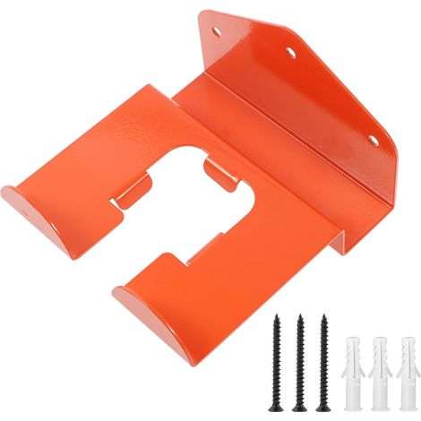 1 pack Support mural pour débroussailleuse, support robuste pour outils de jardin, crochets de rangement en acier pour outils de jardin (1/5)
