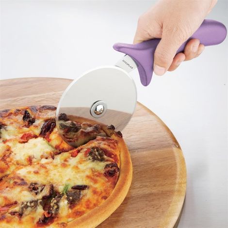 Roulette à Pizza Couleur Violet Allergènes 102mm - Hygiplas