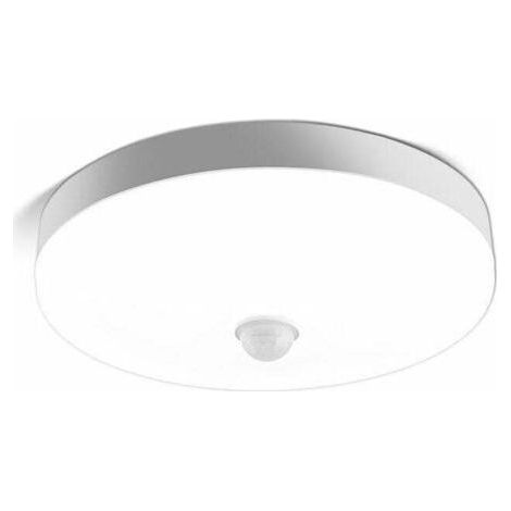 LED Ceiling Light Motion Sensor 12W 1500LM 6500K Cool White IP56 Waterproof Round LED Ceiling Lamp for Outdoor Indoor Staircase Bathroom Garage Corridor,1 pcs [Energy Class (1/5)