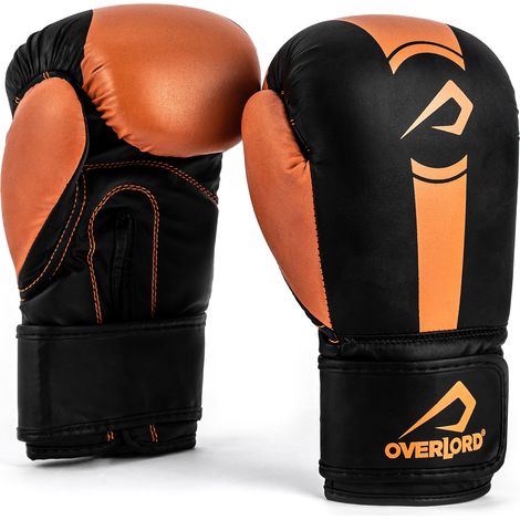 Gants de boxe Overlord orange 10 oz (1/4)