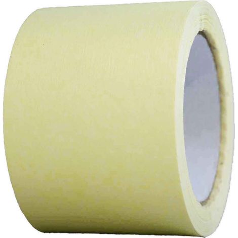 Cinta adhesiva de enmascarar hasta 80° - Rollo de 75 mm x 50 m para pintar - Se vende a la unidad