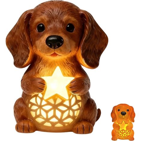 Veilleuse Mignonne Figurines de Chien Mignon (1/5)