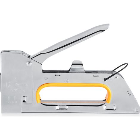 Beyamis Agrafeuse manuelle en acier inoxydable pour meubles, compatible avec les agrafes 1008F (1/5)