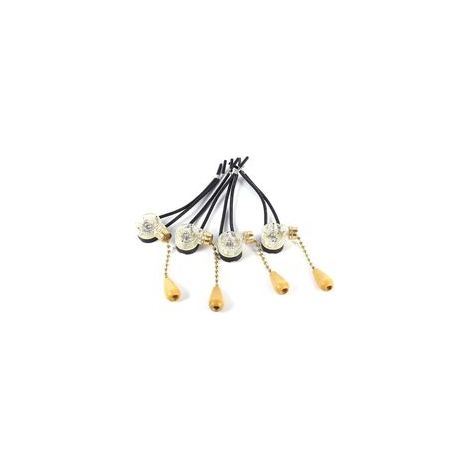 4 Pcs Tirer Interrupteur Maison Ventilateur Lampe Mur Lumière Remplacement Tirer la Chaîne Cordon Commutateur