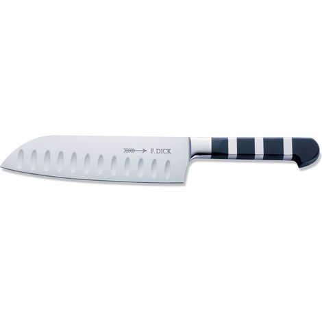 F. DICK Santoku, coltello cucina, 1905 (coltello con lama 18 cm, acciaio X50CrMoV15, Inox, 56° HRC) 8194218K (1/5)