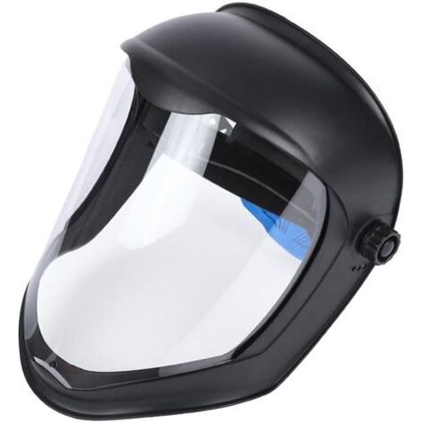 Visière faciale intégrale anti-buée, protection anti-éclaboussures, équipement multifonctionnel ergonomique, visière transparente pour travaux de construction (1/4)