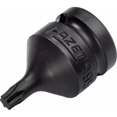 Hazet Schlag-Maschinenschrauber Schraubendreher-Steckschlüsseleinsatz 995S-T30, 1/2 (12,5 mm) Vierkant hohl, Innen TX Profil, SW T30 (1/4)