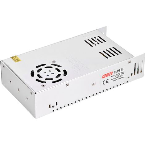 24V 360W Schaltnetzteil für 3D-Drucker, 15A geregelter Transformator (1/5)