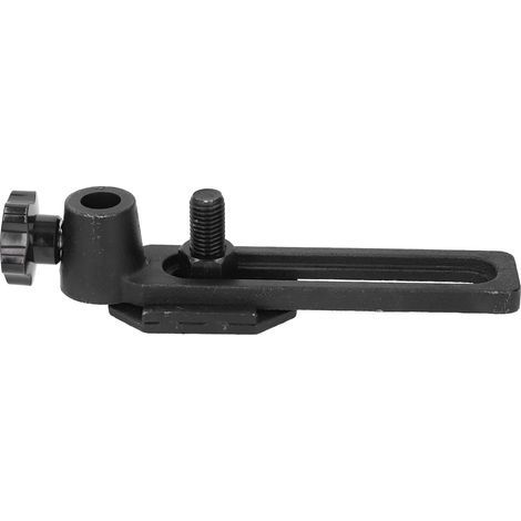 Porte-outil de tour à bois, Base en acier moulé, repose-bois de 16mm pour colonne de poteau de 5/8 pouces (1/5)