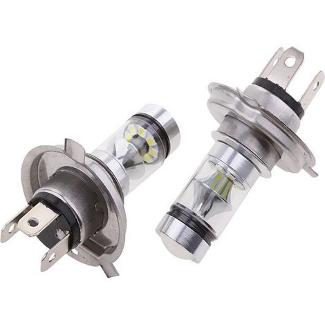 Ampoule LED H4 100W 20SMD – Éclairage antibrouillard blanc 6000K – 1800 LM – Installation plug and play – Compatible voitures allemandes (1/5)