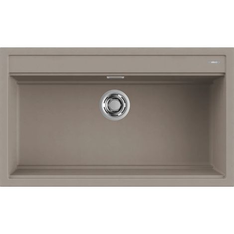 Lavello Elleci Incasso 1 vasca 86x51 Best 360 Granitek Grigio Tortora LGB36043