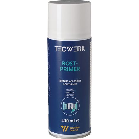 Imprimación de óxido gris claro 400ml espray TECWERK (1/2)