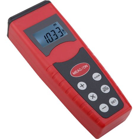 CP-3000 Tragbarer Ultraschall-Laser-Entfernungsmesser, 40 m digitale LCD-Distanzmessung, Handlängenmessgerät (1/5)