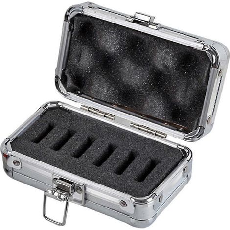 Aufbewahrungsbox aus Aluminium für Teleskopfilter mit schützender Schaumstoffeinlage für 6 Filter (1/5)