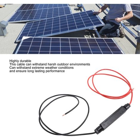 Cavo di prolunga per pannelli solari Toivize, 2,5 mm², impermeabile, in ABS resistente, per installazione residenziale esterna. (1/5)