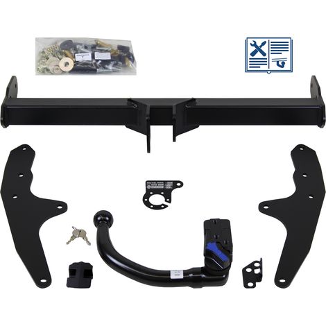 Attelage rotule démontable AUTO-HAK + faisceau Trail-Tec universel 7 broches - RENAULT LAGUNA III Grandtour (1/2)