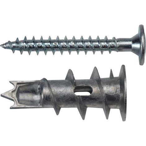 Forgefix Zinc Plasterboard Fixing 4.5x35mm Pack of 6