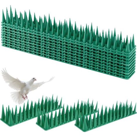 10-teiliges Set Taubenabwehrspitzen aus Kunststoff – Vogelabwehrmittel für Balkon, Dach und Antenne (1/2)