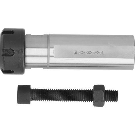 Spannzangenfutter, gerade Schaftverlängerung, Gewindeschneidwerkzeug für CNC-Drehmaschine SL32-ER25-80L (1/5)