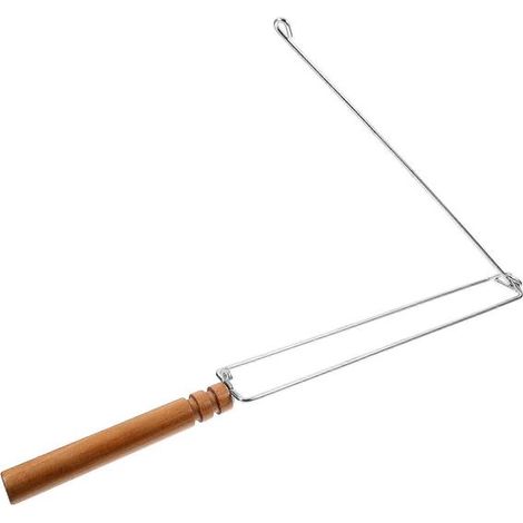 Fourchette à barbecue pliable en acier inoxydable pour ailes de poulet (1/5)