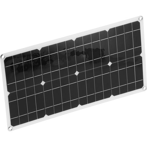 Panneau solaire flexible en silicium polycristallin 40 W avec double sortie USB pour ordinateurs portables et batteries de voiture (1/5)