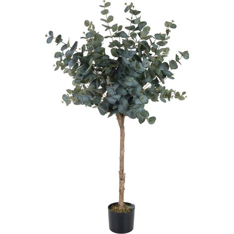 Planta eucalipto decorativo artificial verde 60x50x120h cm (1/5)