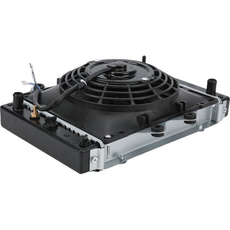 Radiateur de refroidissement à eau avec ventilateur pour moteur de quad/moto tout-terrain 150-250 cm³ (1/5)