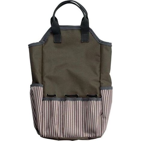 1 sac de rangement pour outils de jardin, bandoulière intégrée, contient sécateur et pelle, multifonction, pour taille, creusage et entretien floral (1/5)