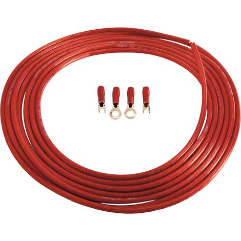 Sinuslive Car HiFi Stromkabel-Set  10 mm²   vergoldet