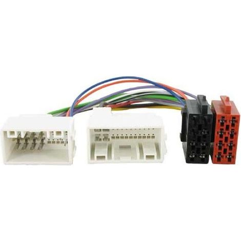 Fiches ISO Autoradio compatible avec HYUNDAI I45 2009+ IX35 2009+ H1 2010+ KIA 4HP ISO